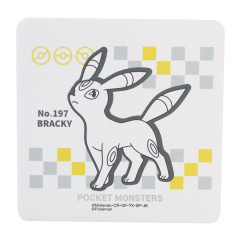 Japan Pokemon Water Absorbing Coaster - Eevee Evolution / Umbreon