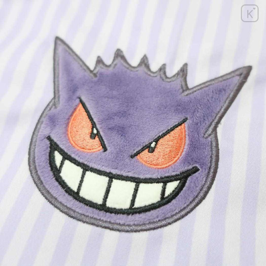 Japan Pokemon Embroidered Drawstring Bag - Gengar - 3