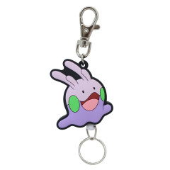 Japan Pokemon Rubber Reel Keychain - Goomy