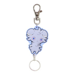 Japan Pokemon Rubber Reel Keychain - Espurr