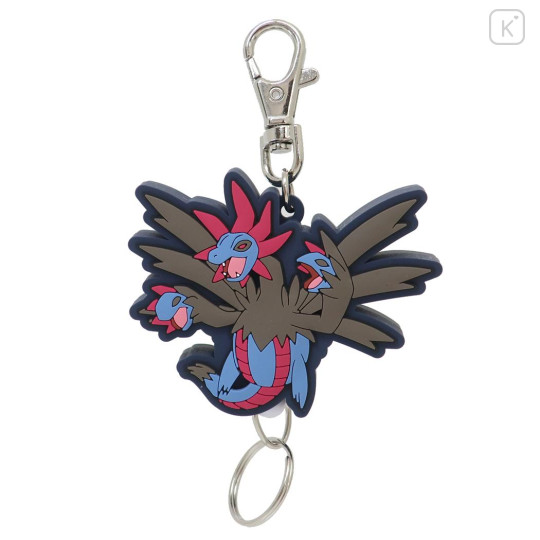 Japan Pokemon Rubber Reel Keychain - Hydreigon - 1