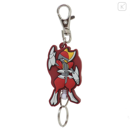 Japan Pokemon Rubber Reel Keychain - Bisharp - 1