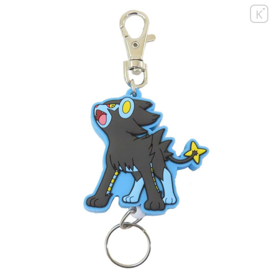 Japan Pokemon Rubber Reel Keychain - Luxray - 1