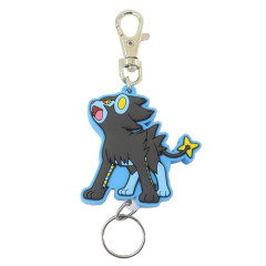 Japan Pokemon Rubber Reel Keychain - Luxray