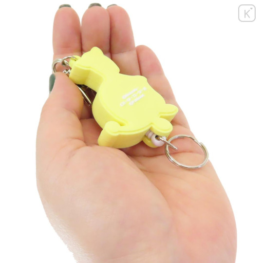 Japan Pokemon Rubber Reel Keychain - Ampharos - 2