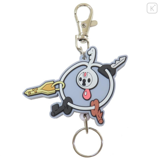 Japan Pokemon Rubber Reel Keychain - Klefki - 1