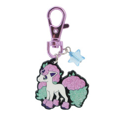 Japan Pokemon Sparkling Metal Keychain - Ponyta