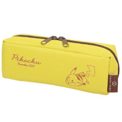 Japan Pokemon Pacotray Pen Pouch - Pikachu / Yellow & Brown