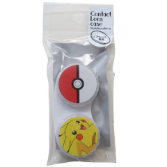 Japan Pokemon Contact Lens Case - Pikachu & Pokeball