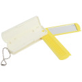 Japan Pokemon Folding Compact Comb & Mirror & Case - Pikachu / Light Yellow - 2