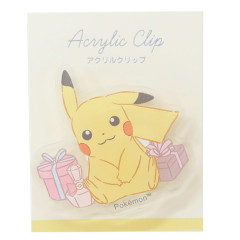 Japan Pokemon Acrylic Clip - Pikachu