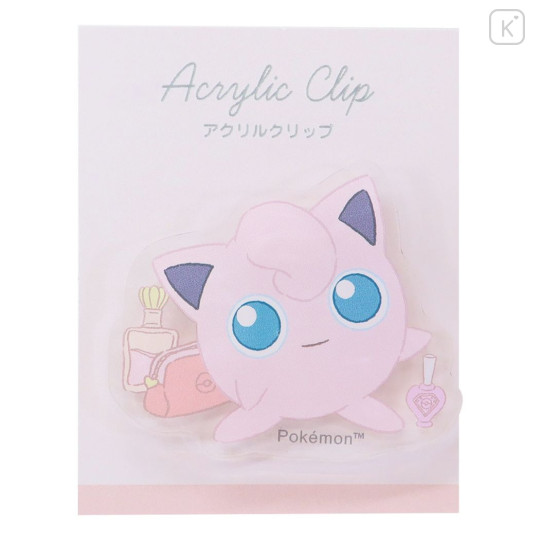 Japan Pokemon Acrylic Clip - Jigglypuff - 1