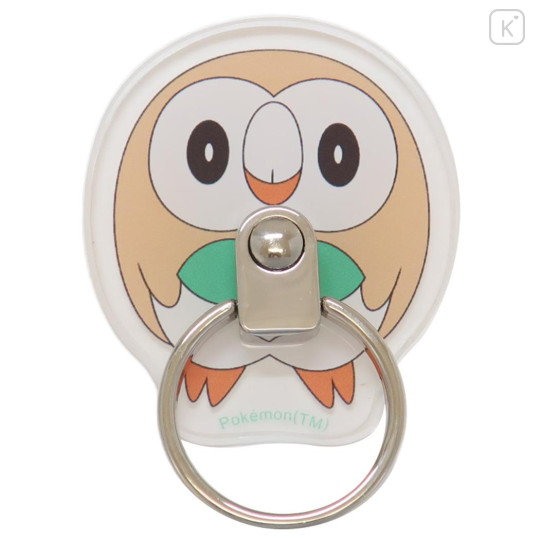 Japan Pokemon Smartphone Ring Stand - Rowlet / Multi Ring - 1