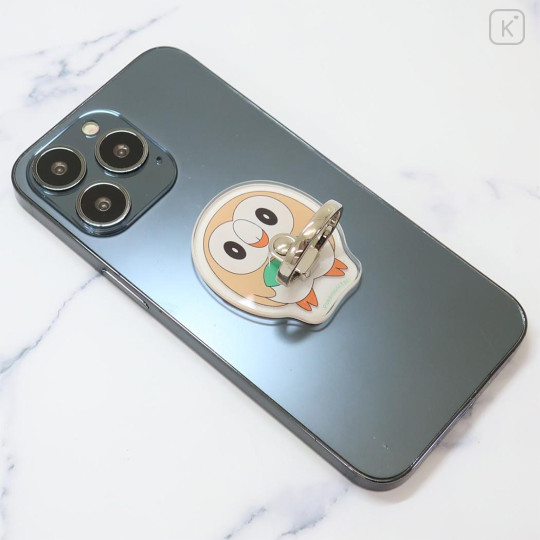 Japan Pokemon Smartphone Ring Stand - Rowlet / Multi Ring - 2