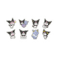 Japan Sanrio Washi Sticker Gold Foil Set - Kuromi / Happy Life - 2