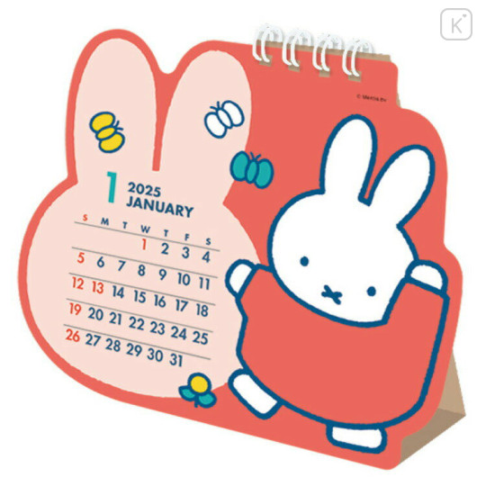 Japan Miffy Desk Calendar - Miffy : Colorful 2025 - 1