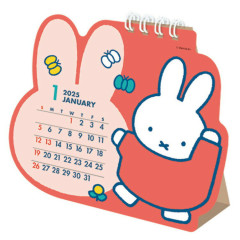 Japan Miffy Desk Calendar - Miffy : Colorful 2025