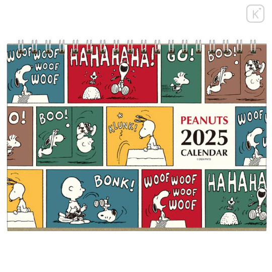 Japan Peanuts Desk Calendar - Snoopy / Happy Life 2025 - 1