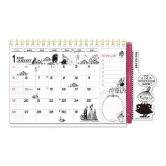 Japan Moomin Desk Calendar & To Do List - Little My / 2025