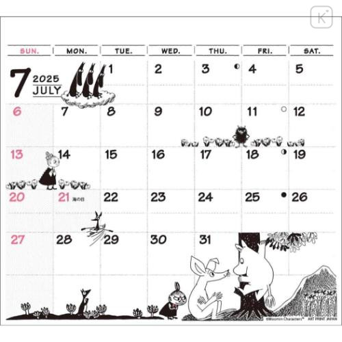 Japan Moomin Desk Calendar & To Do List - Little My / 2025 - 4