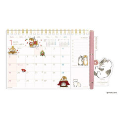 Japan Mofusand Desk Calendar & To Do List - 2025