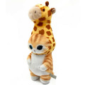 Japan Mofusand Chubby Potetama Plush Toy - Cat / Giraffe Nyan - 2