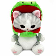 Japan Mofusand Chubby Potetama Plush Toy - Cat / Crocodile Nyan