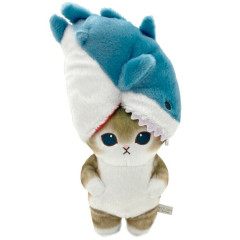 Japan Mofusand Chubby Potetama Plush Toy - Cat / Shark Nyan Bite