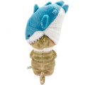 Japan Mofusand Chubby Potetama Plush Toy - Cat / Shark Nyan Bite - 4