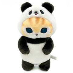 Japan Mofusand Chubby Potetama Plush Toy - Brown Cat / Panda Nyan