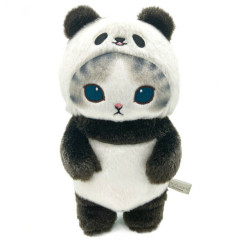 Japan Mofusand Chubby Potetama Plush Toy - Grey Cat / Panda Nyan