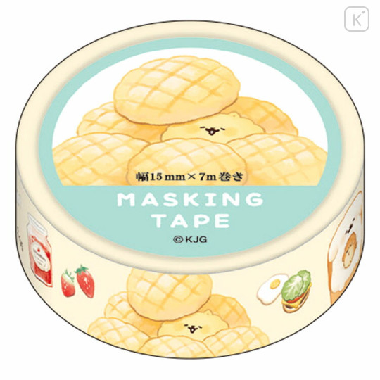 Japan Yeastken Washi Masking Tape - Dog / Bread Melon - 1