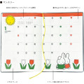 Japan Miffy A5 Planner Monthly Schedule Book - Miffy / Face 2025 - 3