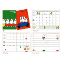 Japan Miffy A6 Planner Monthly & Weekly Schedule Book - Miffy / Pink Flower 2025 - 2