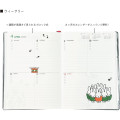 Japan Miffy B6 Planner Monthly & Weekly Schedule Book - Miffy / Red Orange 2025 - 5