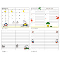 Japan Miffy B6 Planner Monthly & Weekly Schedule Book - Miffy / Strawberry 2025 - 2