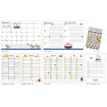 Japan Miffy B6 Planner Monthly & Weekly Schedule Book - Miffy / Strawberry 2025 - 3