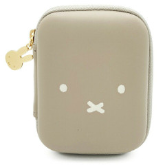 Japan Miffy Mini Case - Face / Grey