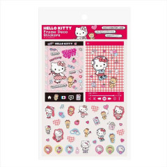 Japan Sanrio Frame Deco Sticker - Hello Kitty