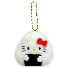 Japan Sanrio Mascot Holder - Hello Kitty / Rice Ball