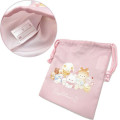 Japan San-X Drawstring Bag - Sugarcocomuu / Debut Dessert Pink - 2