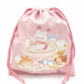 Japan San-X Drawstring Bag - Sugarcocomuu / Debut Dessert Pink - 3