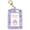 Japan Loveez Photo Holder Card Case Keychain - Sumoppi & Pyonchi / Purple Enjoy Idol - 1