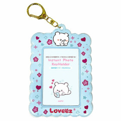 Japan Loveez Photo Holder Card Case Keychain - Sumoppi / Blue Enjoy Idol