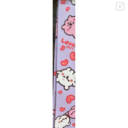 Japan Loveez Neck Strap - Sumoppi & Pyonchi : Light Purple - 2