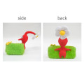 Japan Pikmin Fluffy Accessory Case - Red / Grass Style - 2