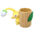 Japan Pikmin Fluffy Accessory Case - Yellow / Hiding Wood Style - 1