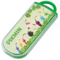 Japan Pikmin Bento Lunch Cutlery Set Spoon Fork Chopstick - Light Green - 2