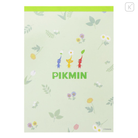 Japan Pikmin A6 Notepad - Light Green - 1