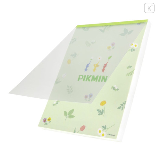 Japan Pikmin A6 Notepad - Light Green - 2